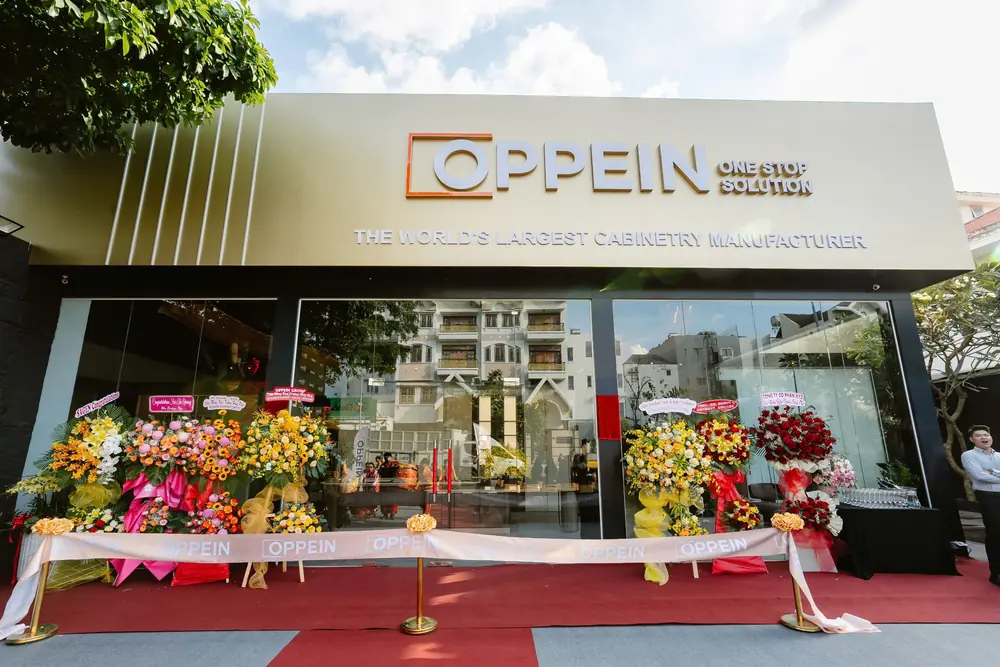 Mặt tiền showroom OPPEIN by BSQUARE tại 1A Phú Thuận, TP. Hồ Chí Minh